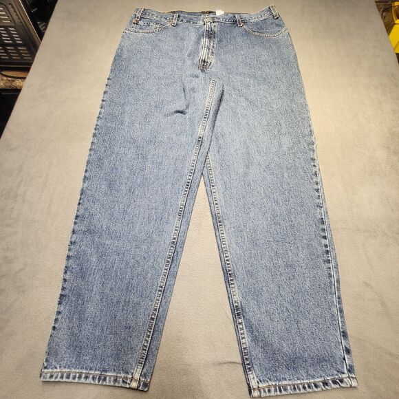 Vintage Deadstock Levis 560 Jeans Mens 40x30 Blue Loose Fit Tapered Leg Denim